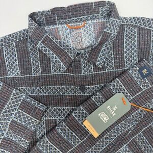 Roark x House of Darwin Jimlamara Short Sleeve Button Up Shirt Men's Small NEW